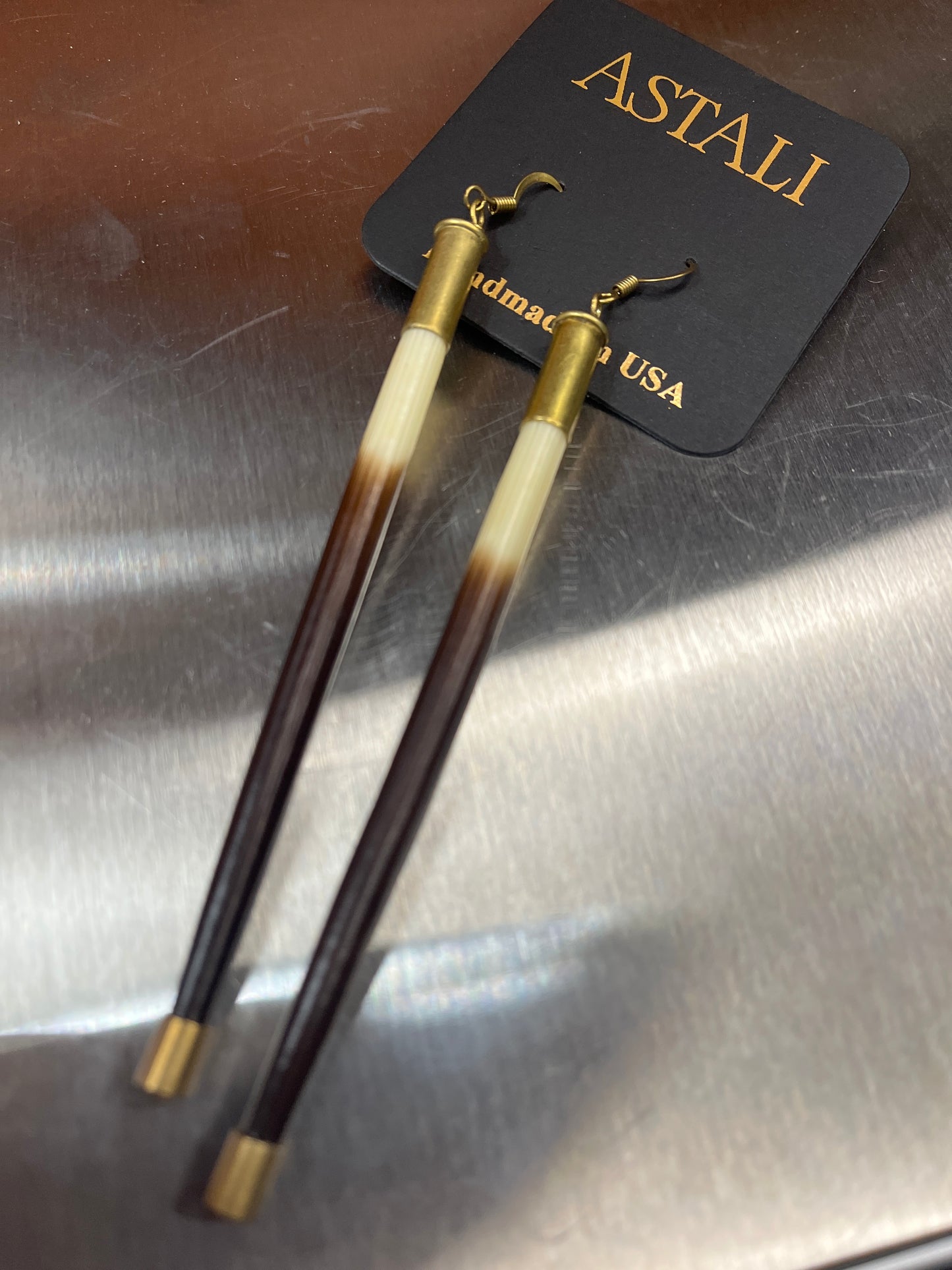 Porcupine bullet earrings