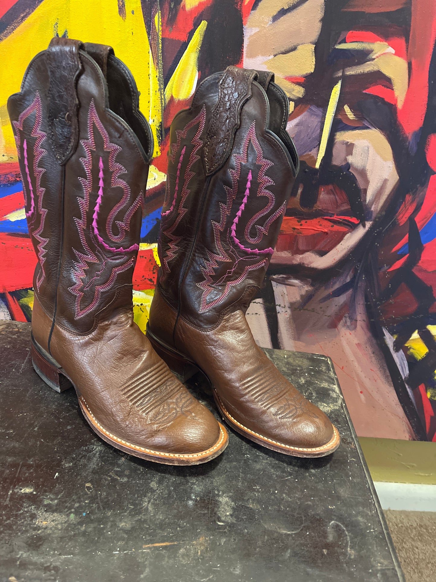 Salvaged size 7 B Justin