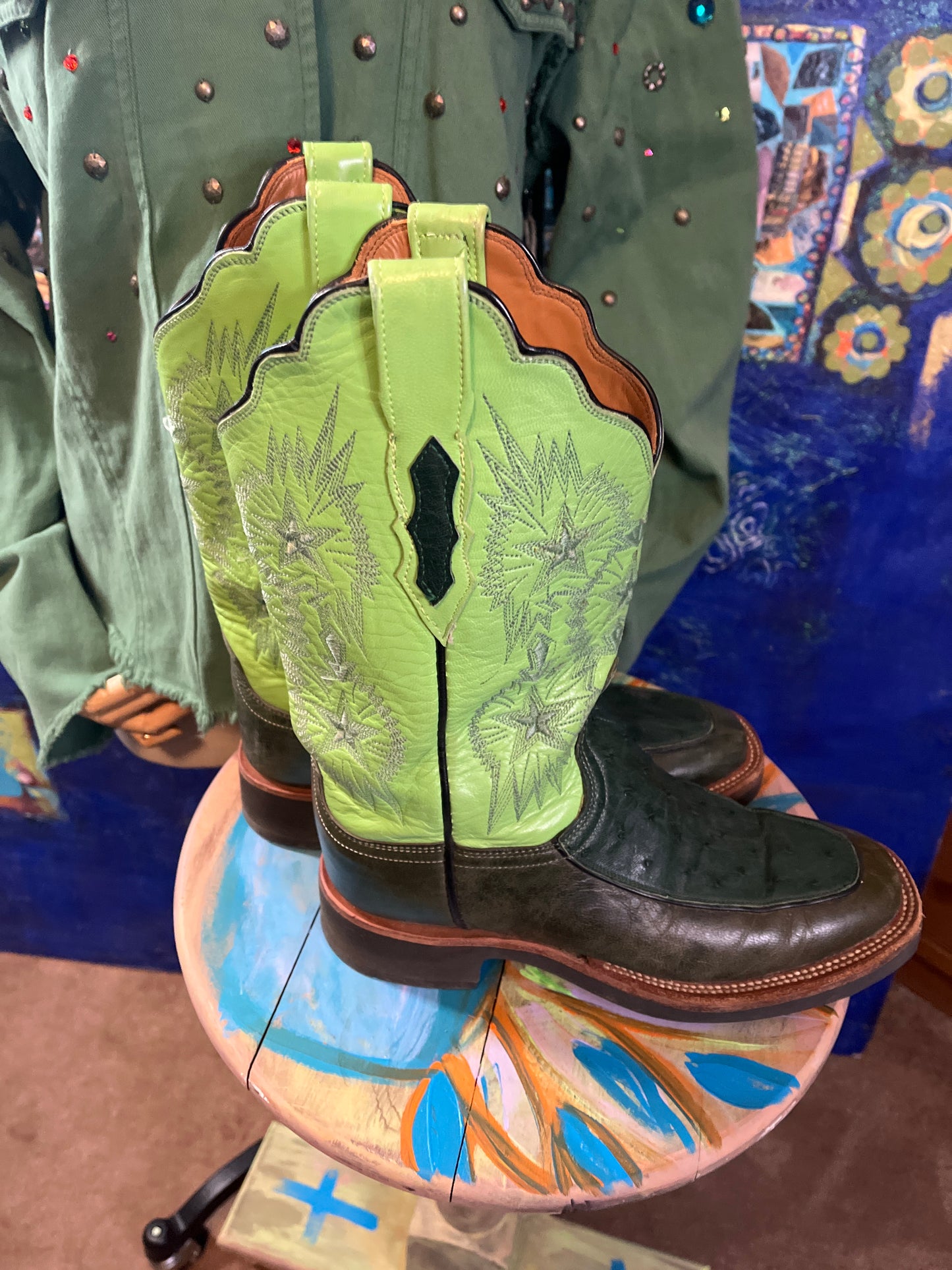 Vintage Green Lucchese