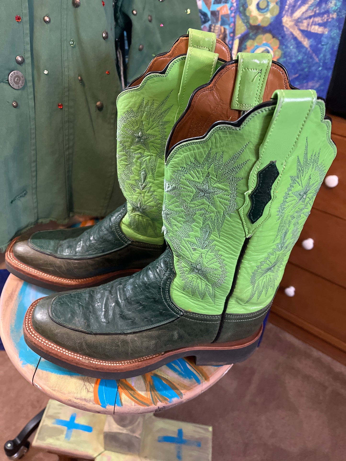 Vintage Green Lucchese