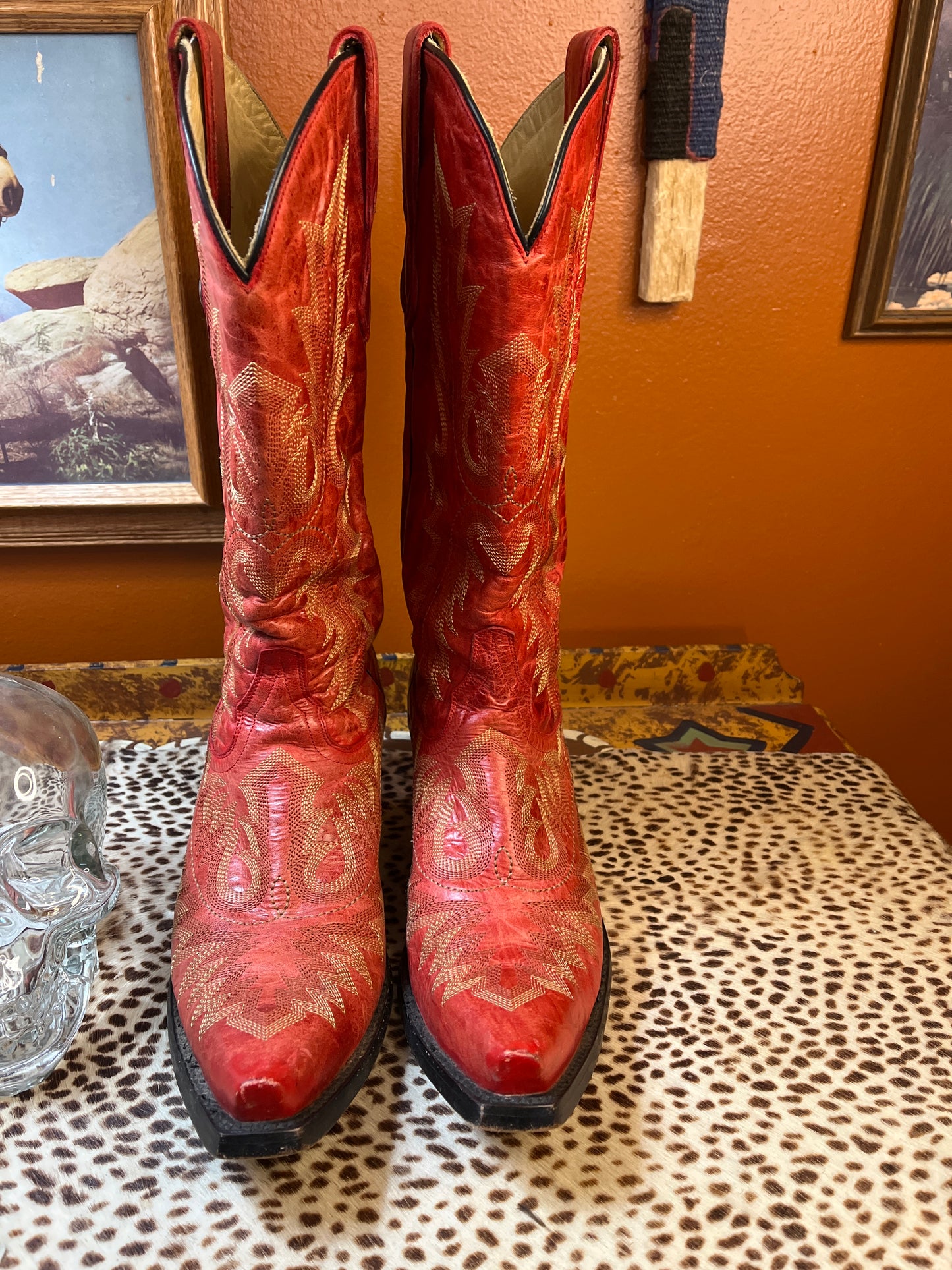 Red Boots 9.5