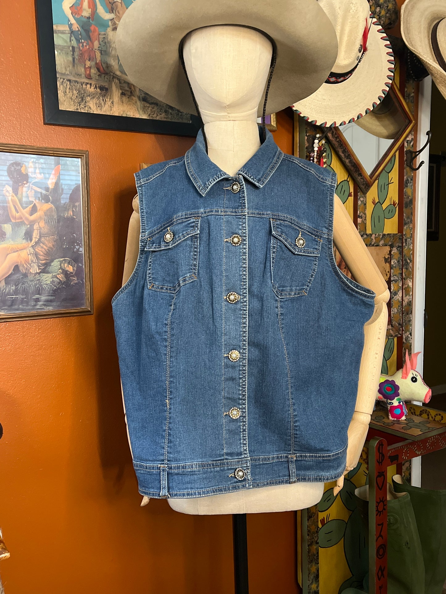 Rodeo Salvage Native Vest 1