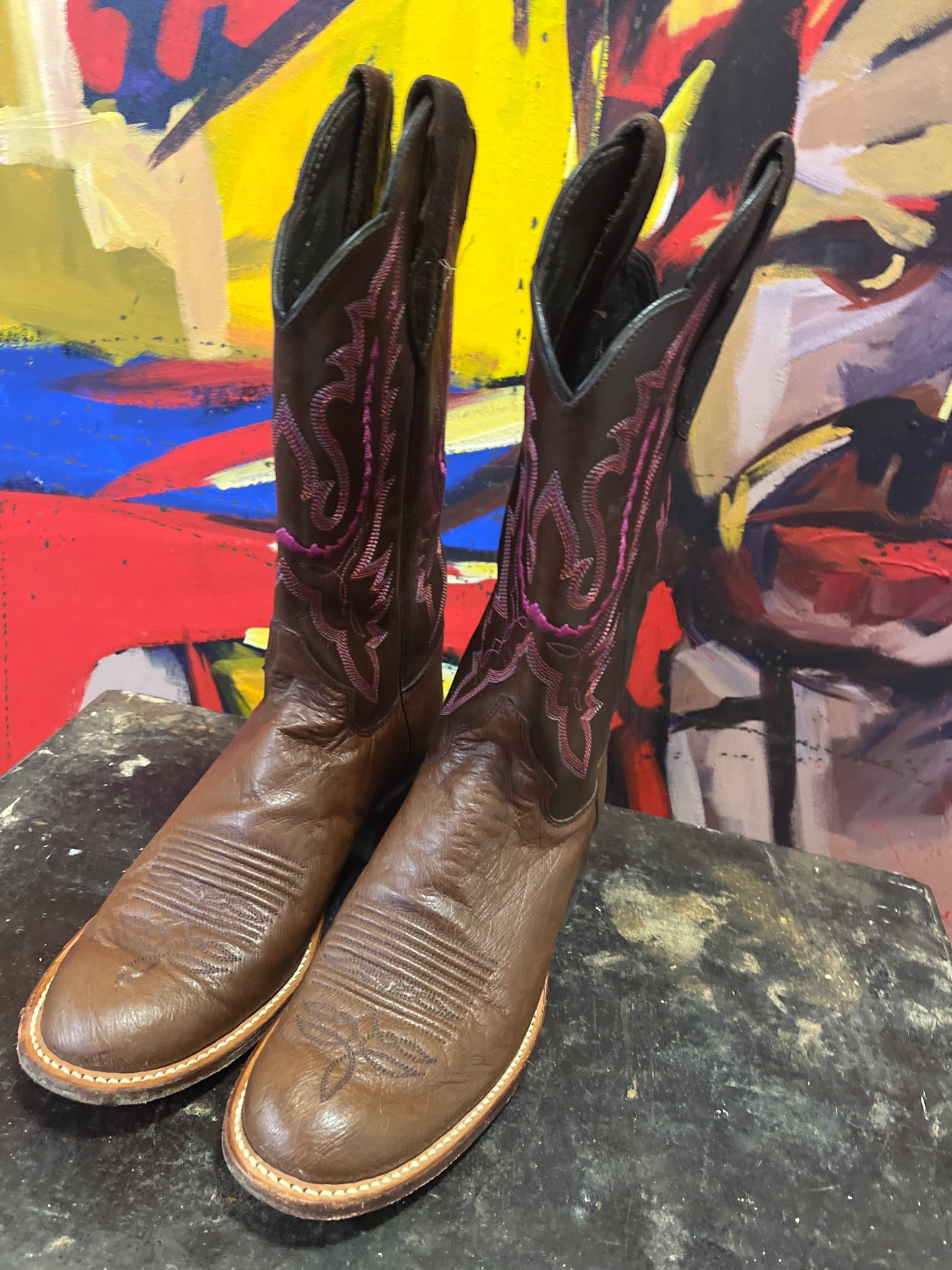 Salvaged size 7 B Justin