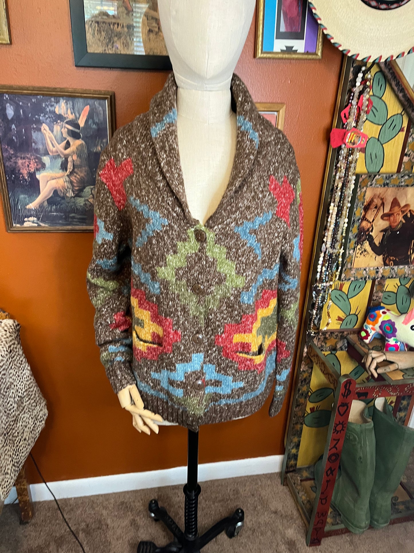 Salvaged Bob Timberlake sweater.