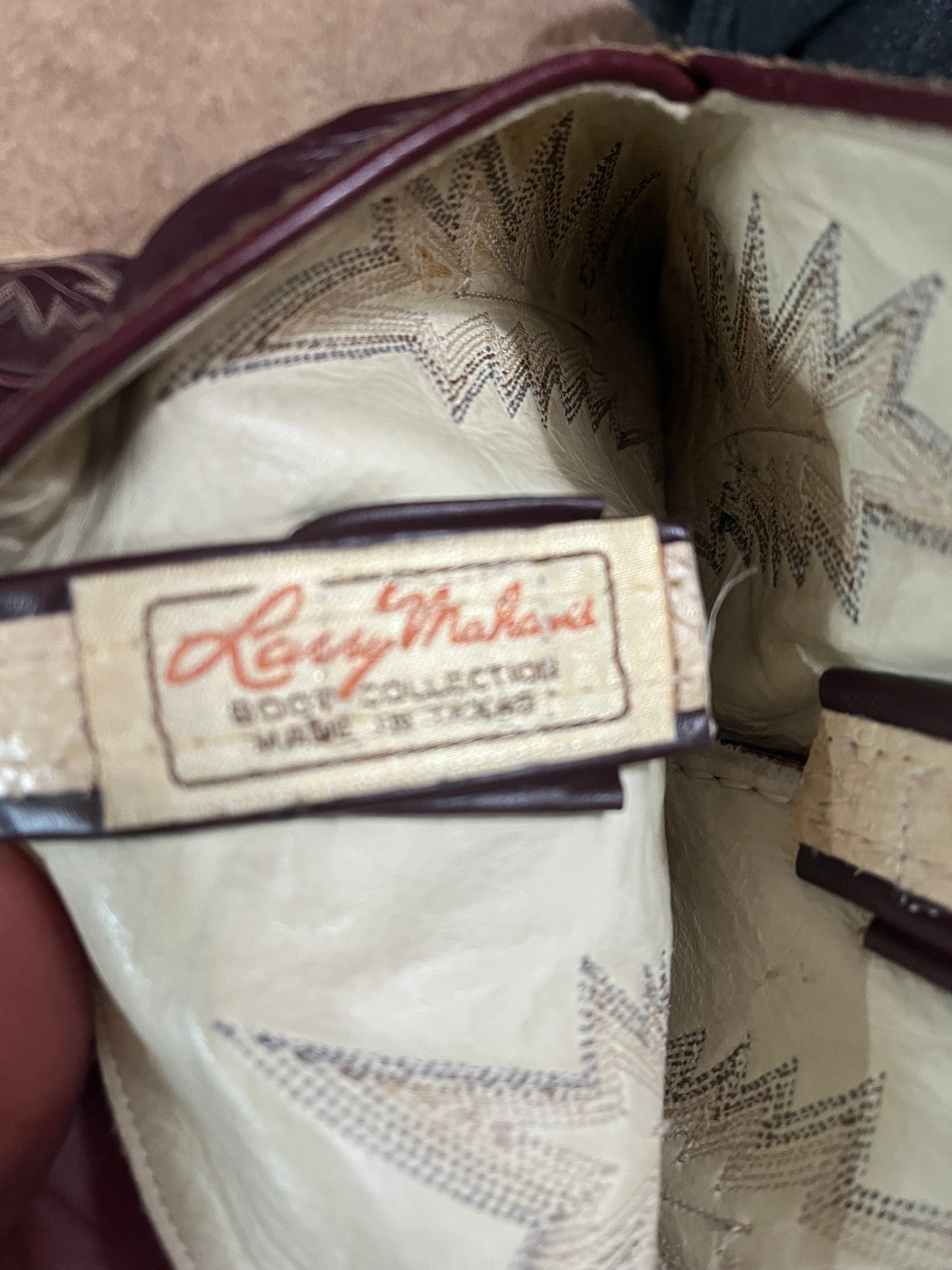 Salvaged Larry Mahan Snake Skin Boots