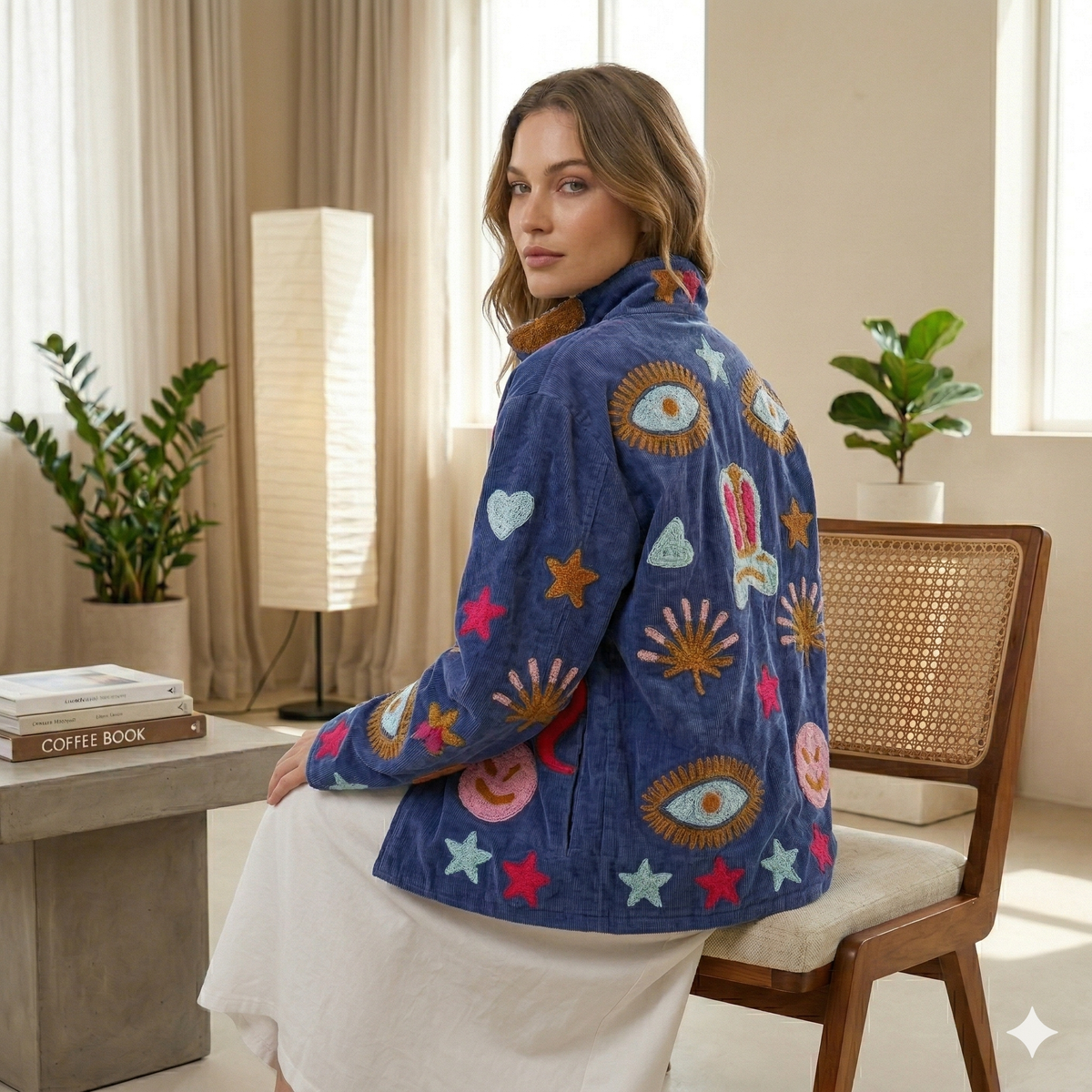 Blue Moon Rodeo Reversible Velvet Suzani Jacket