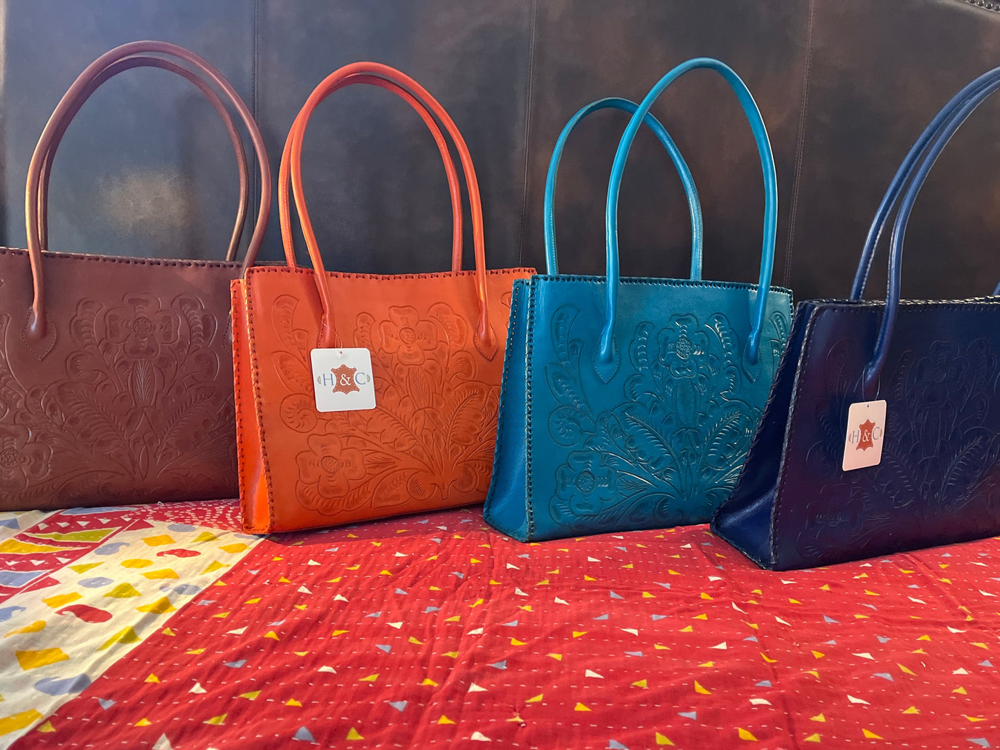 Hide and Chic Western Leather Tote