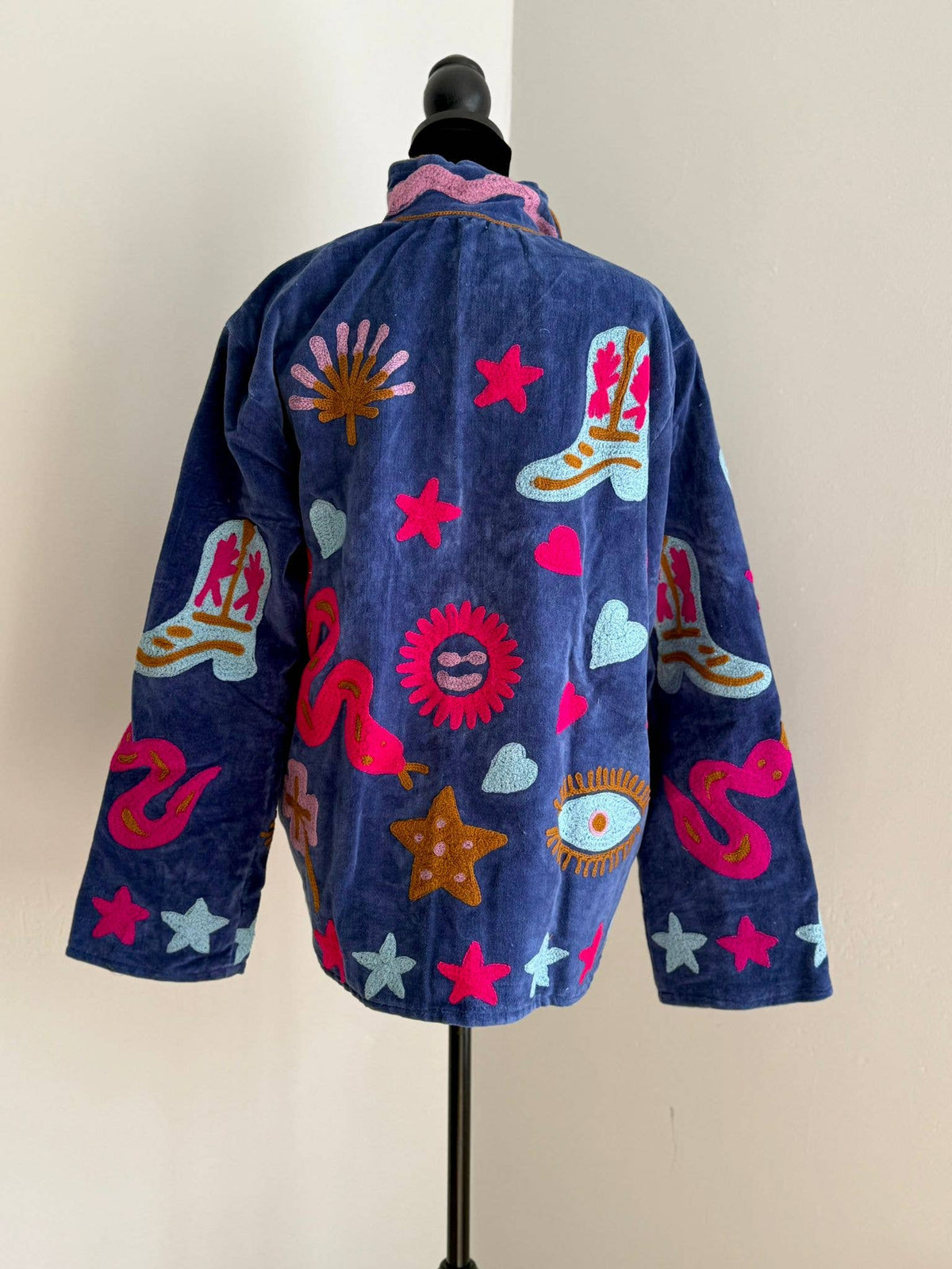 Blue Moon Rodeo Reversible Velvet Suzani Jacket
