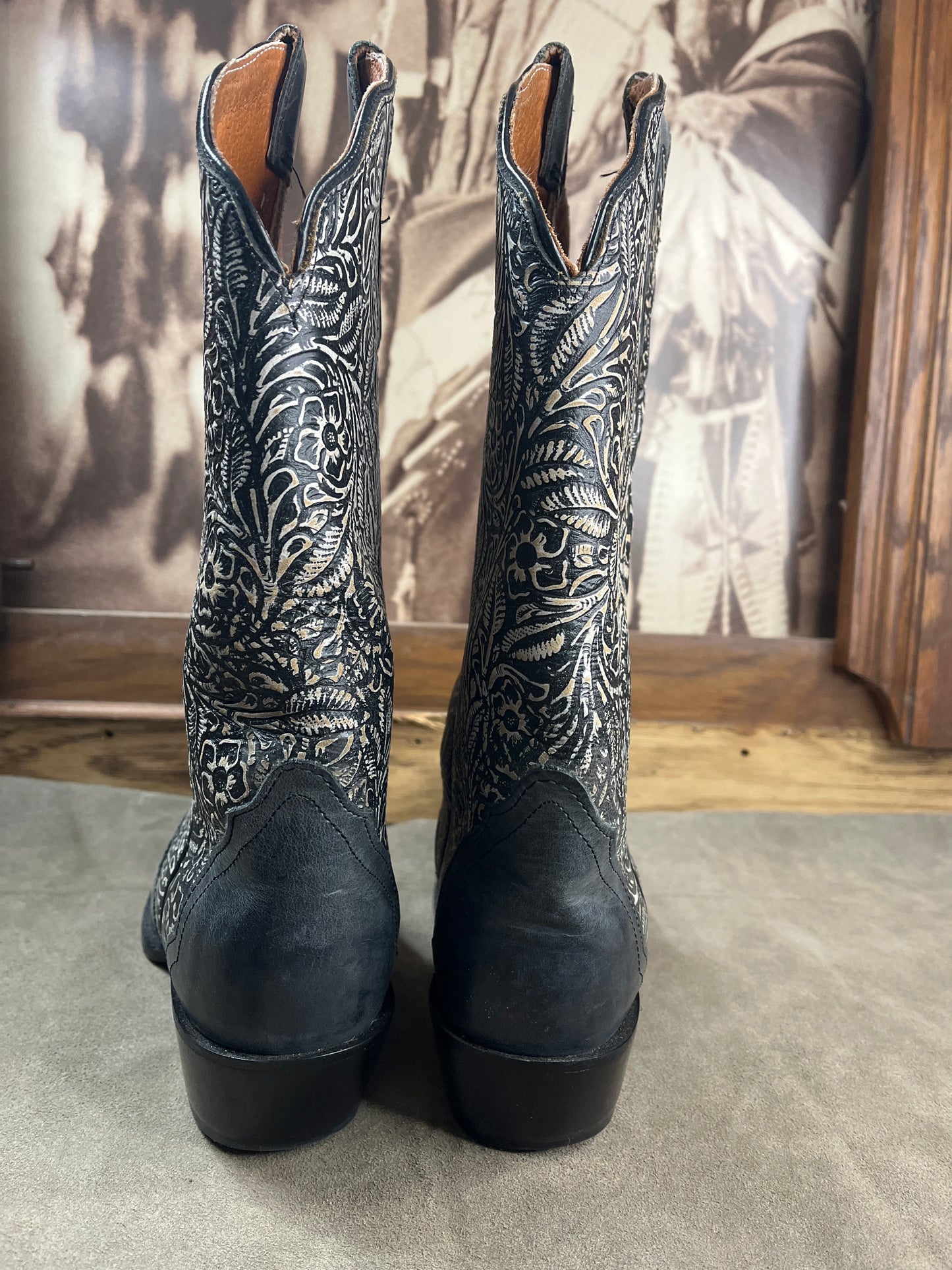 Gray Nocona Boot