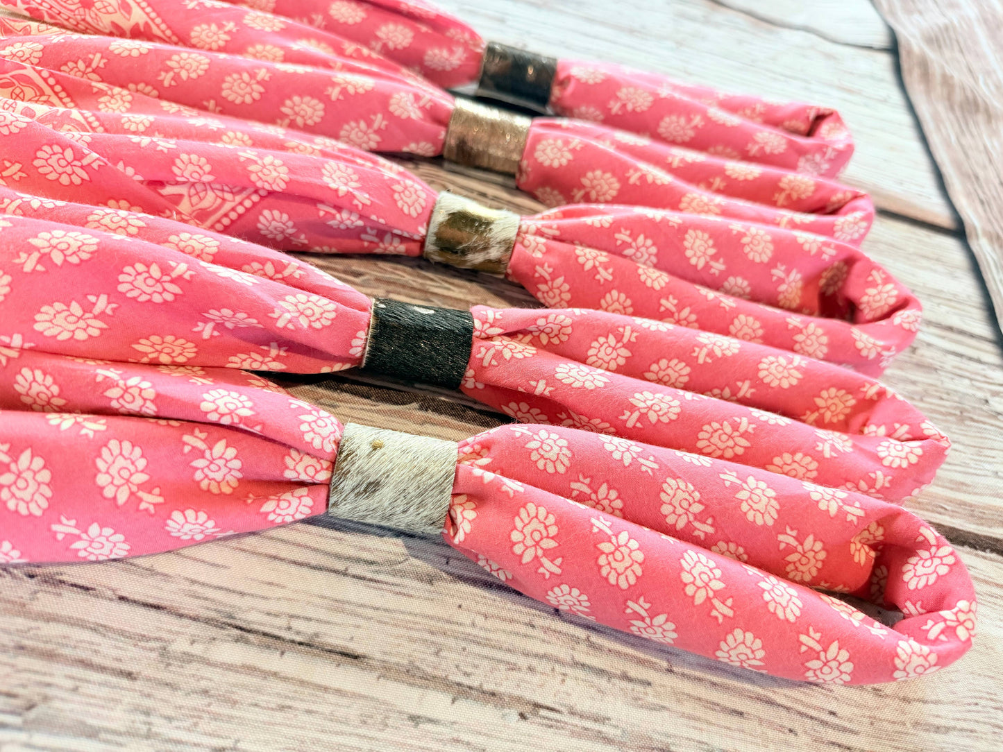 Blush Floral Bandanas 