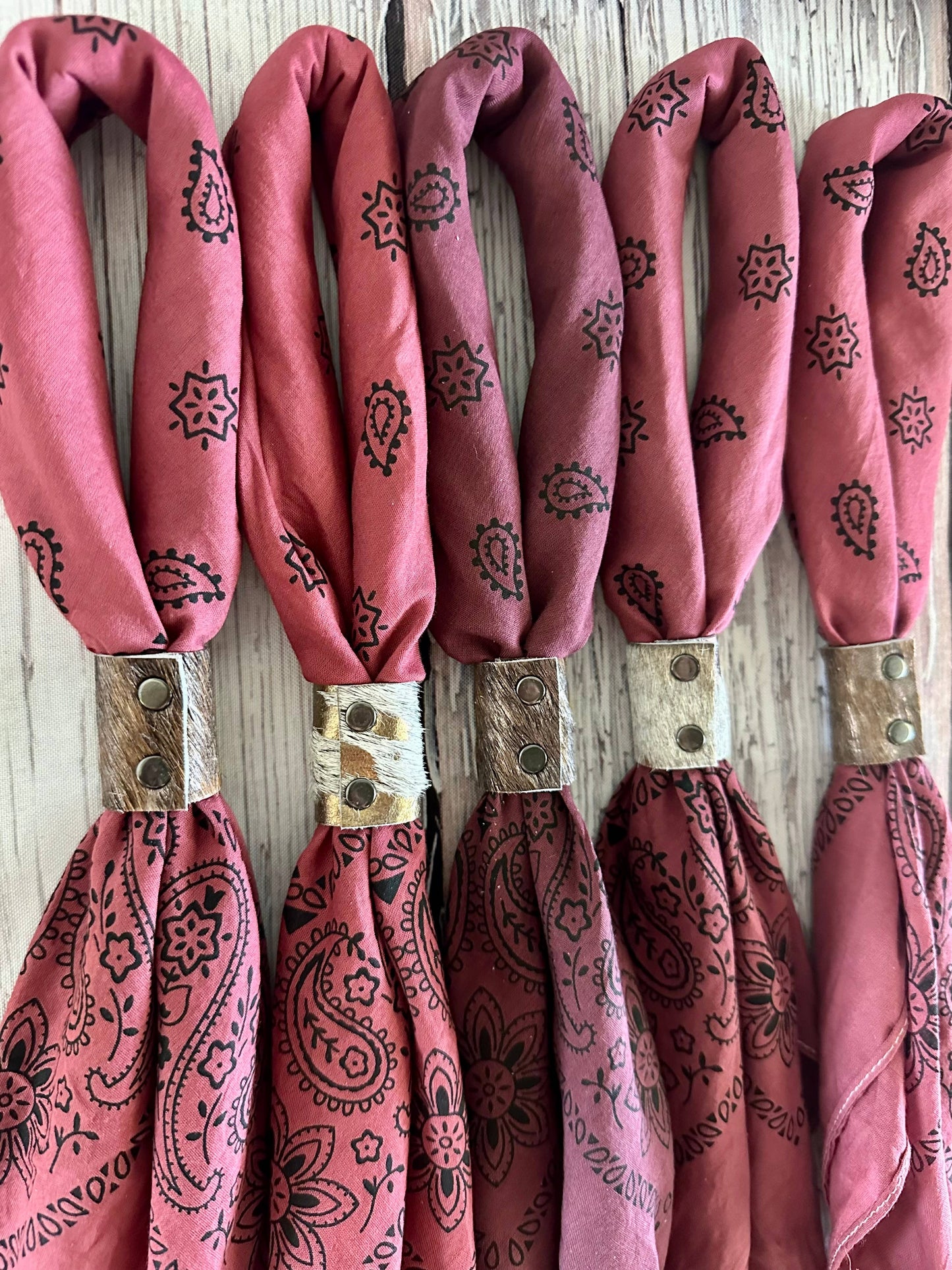 Rosewood Hues Hand Dyed Bandanas