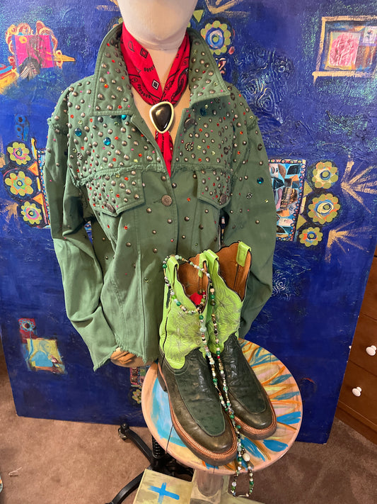 Vintage Green Lucchese