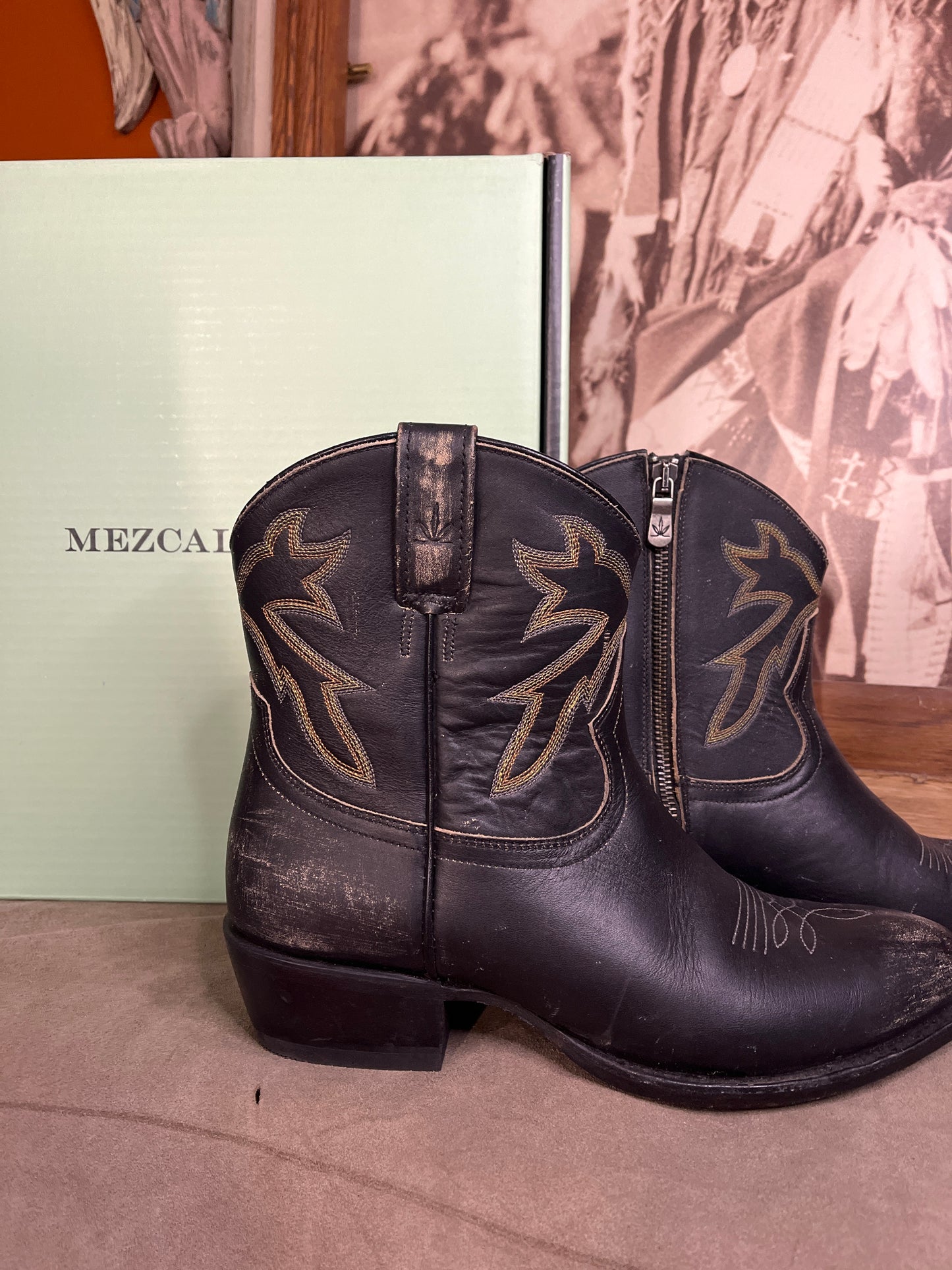 Mezcalero black boots