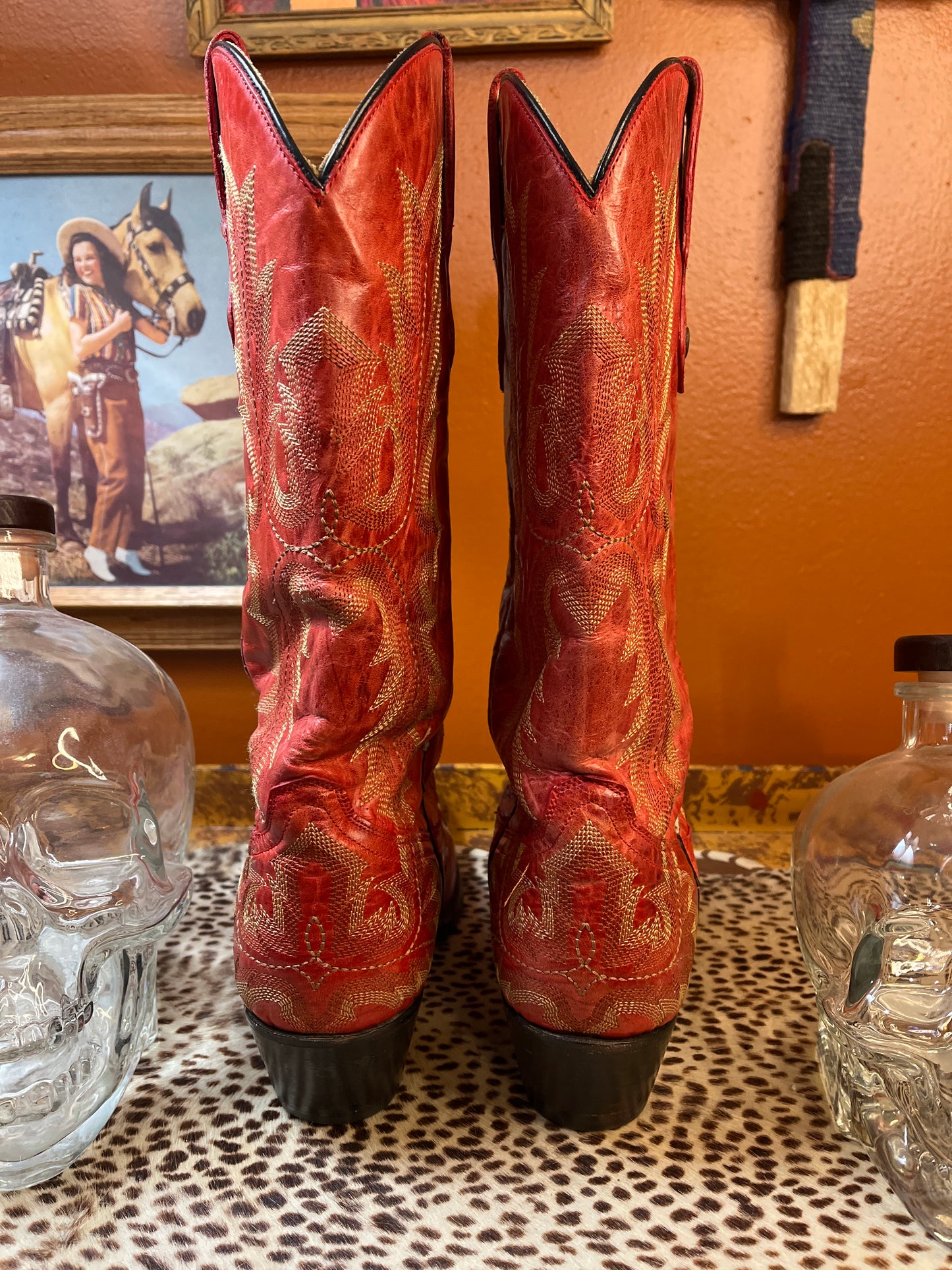 Red Boots 9.5