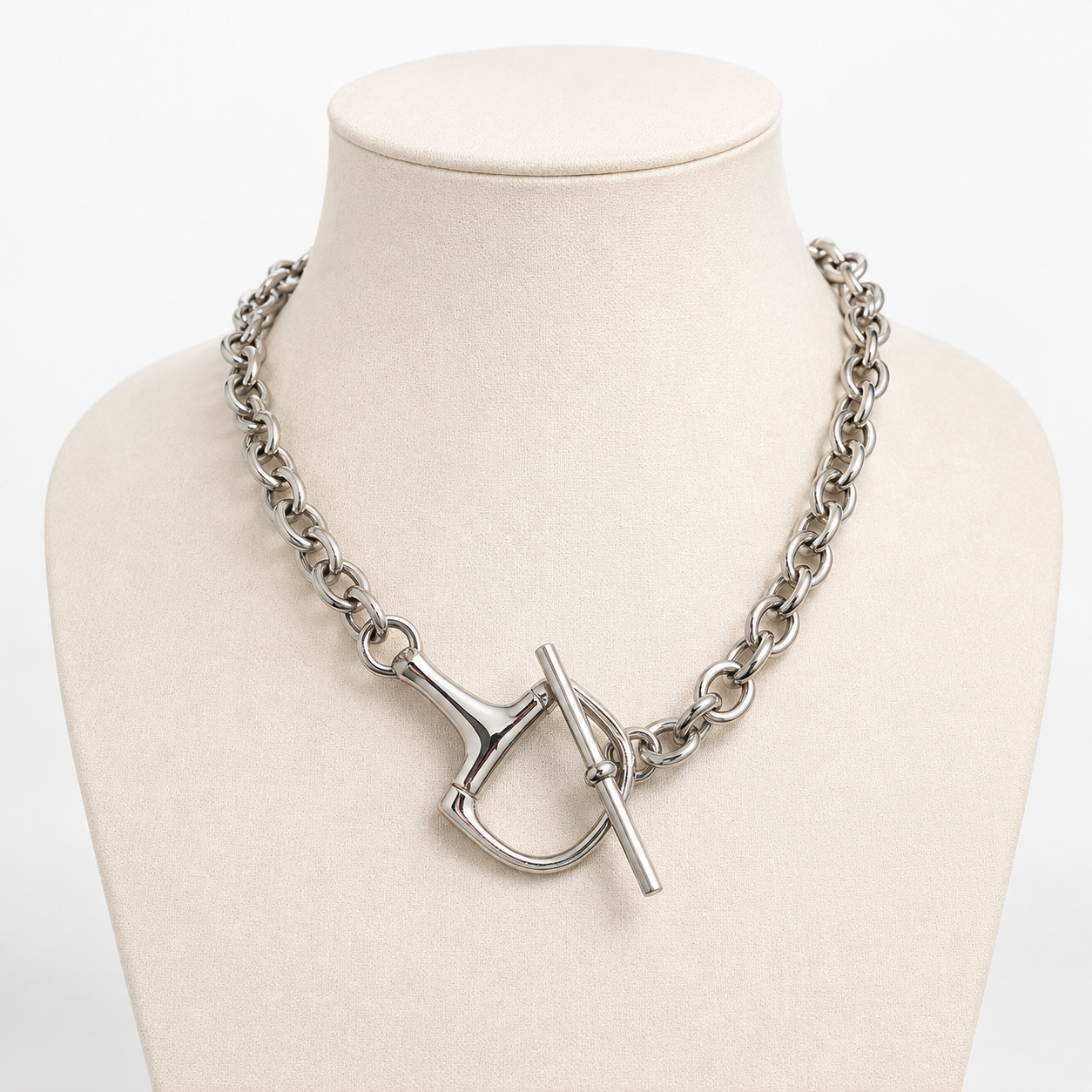 Chunky Snaffle Necklace