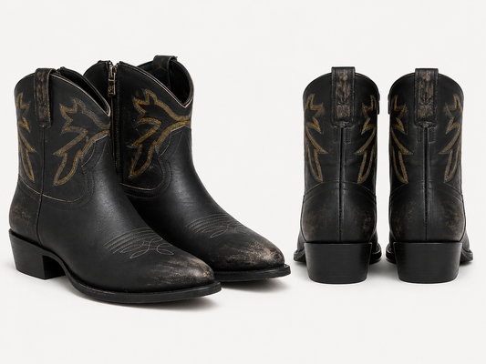 Mezcalero Black Weathered Boots – Women’s Size 9