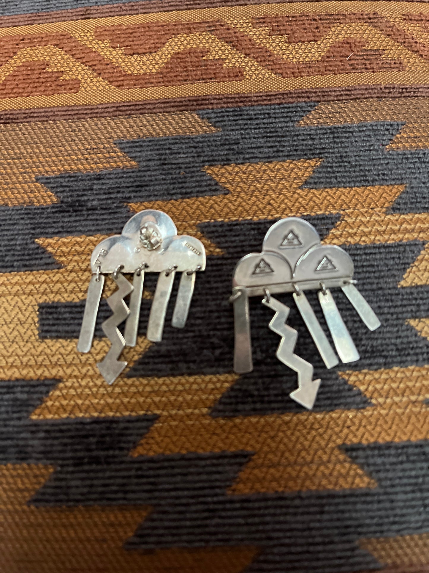 RL rain cloud earrings