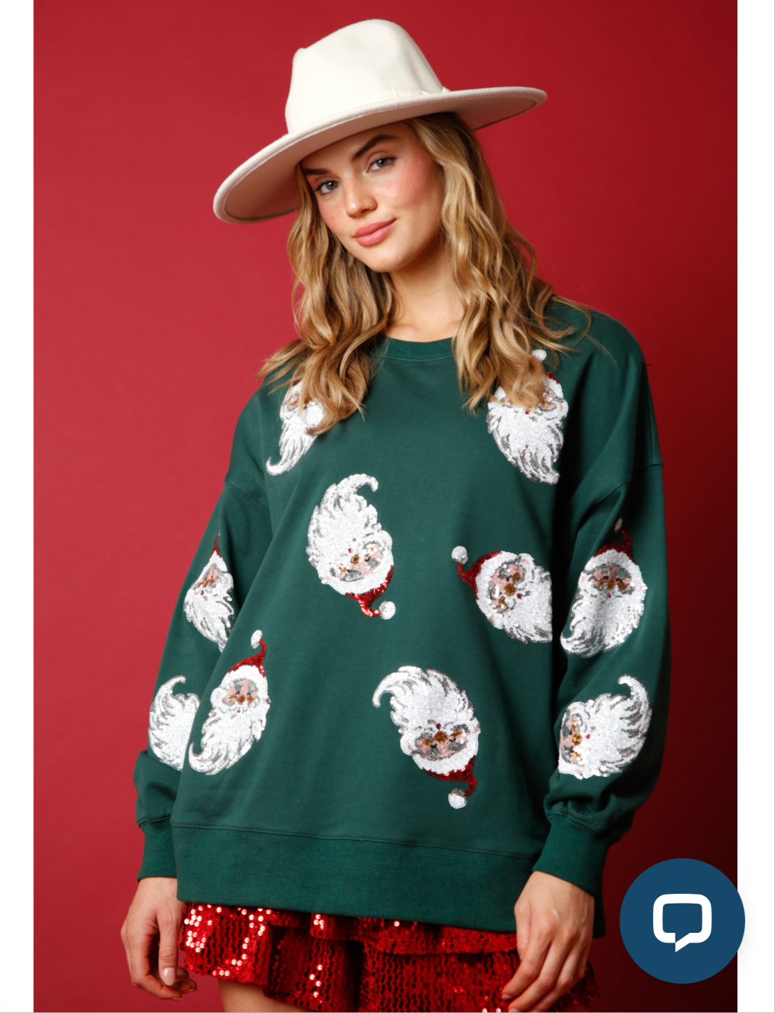 Santa Sweatshirt large