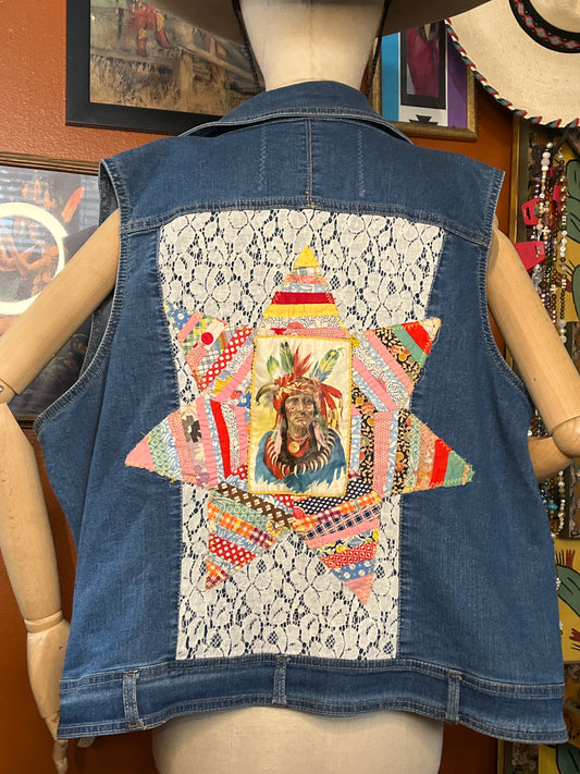 Rodeo Salvage Native Vest 1