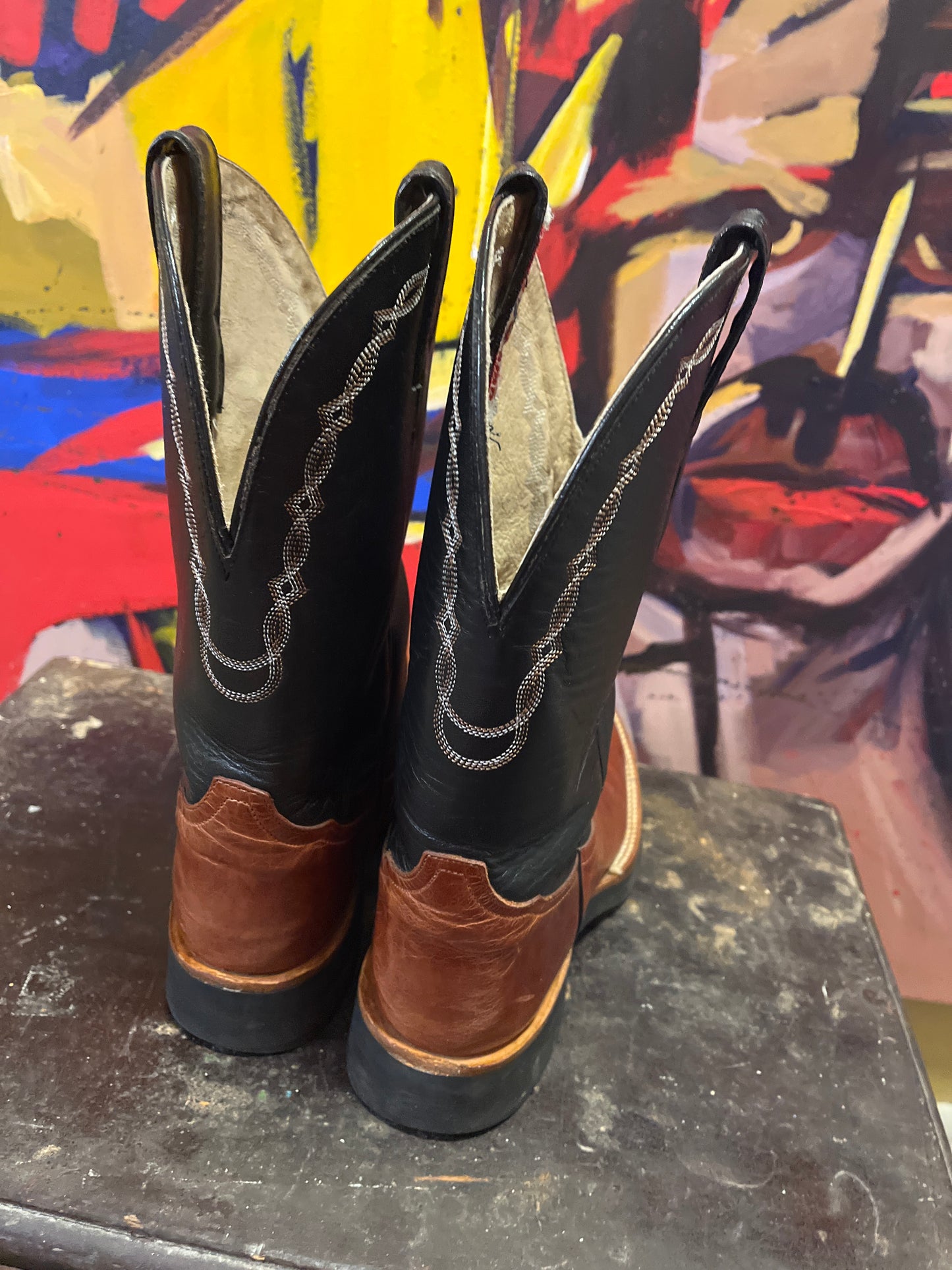 Salvaged men’s Justin 9.5 D