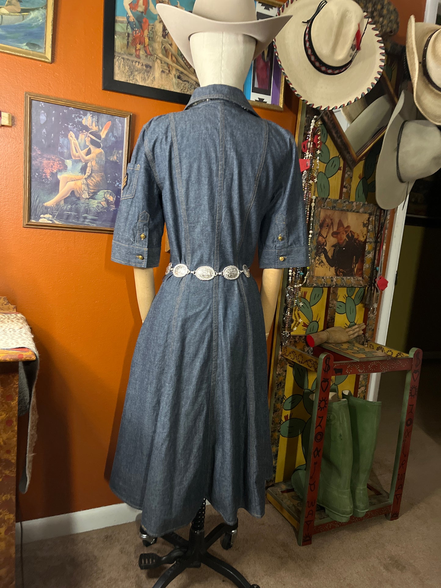 RL denim dress