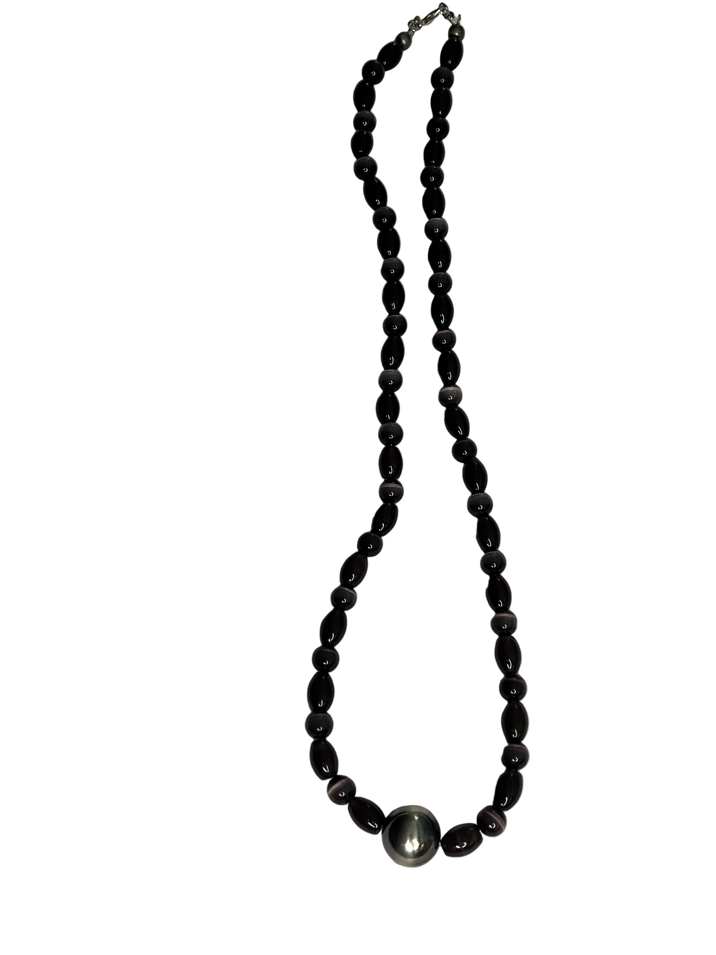 Navajo Pearl Cats Eye Necklace