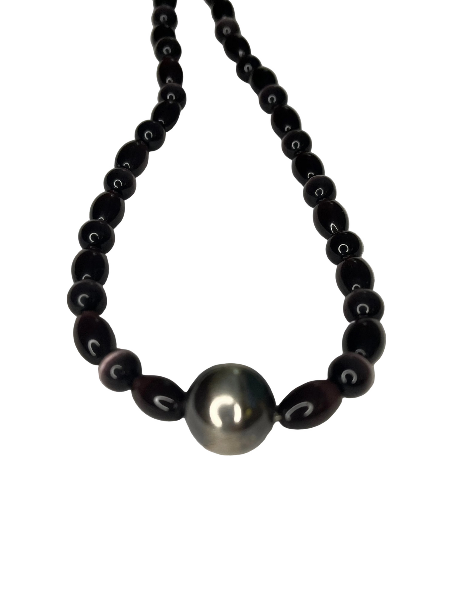 Navajo Pearl Cats Eye Necklace