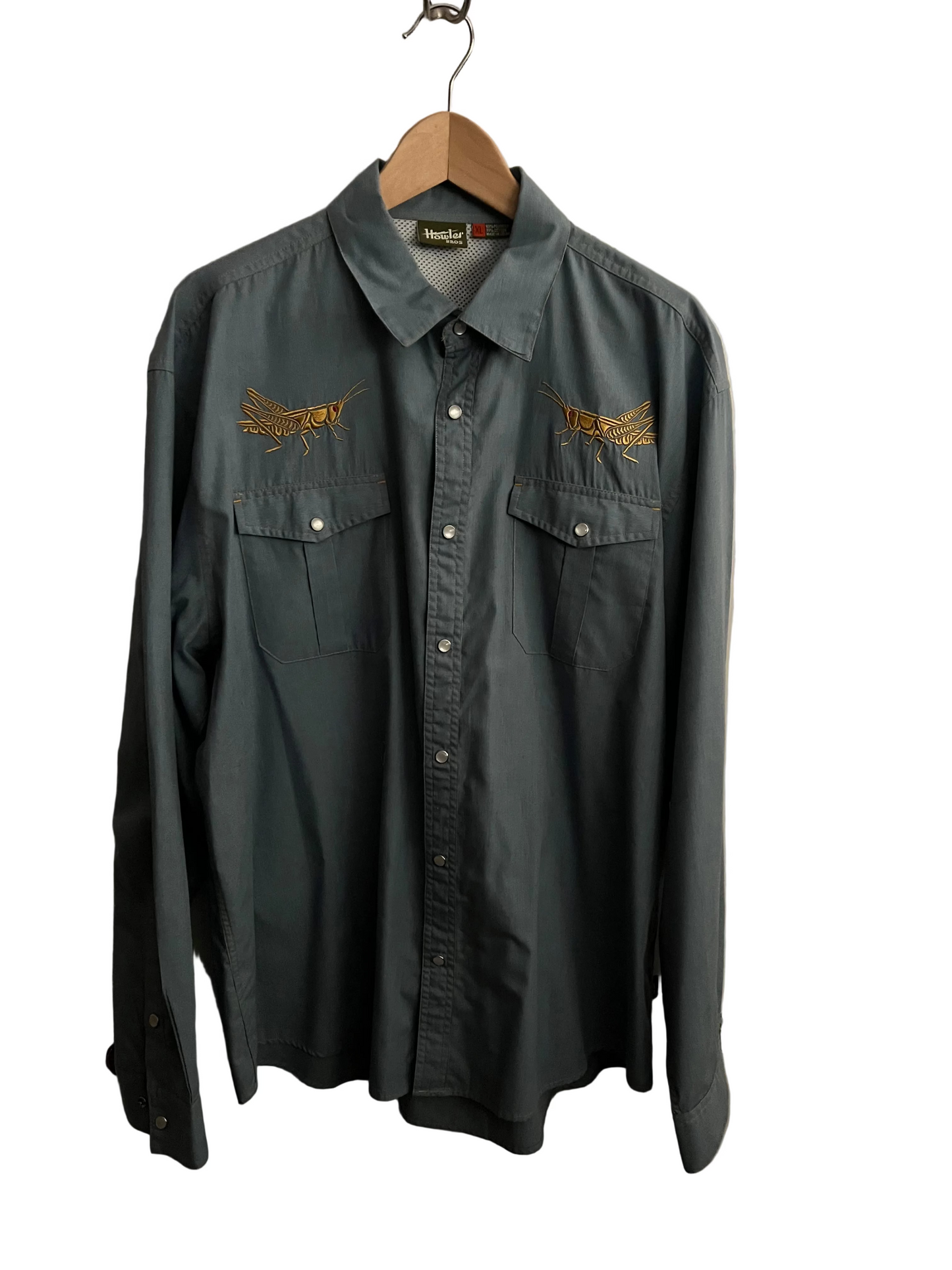 Men’s Howler Bros Grasshopper Pearl snap