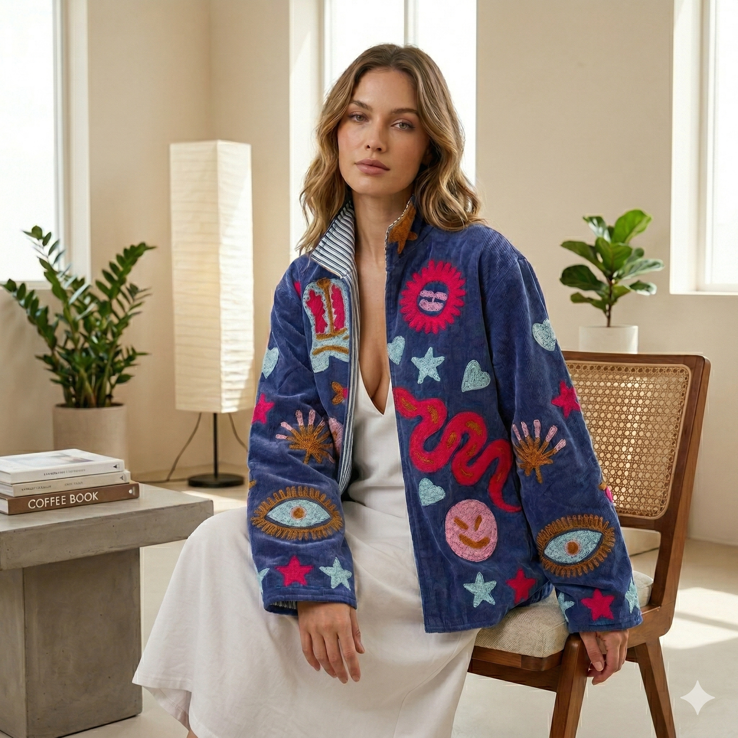 Blue Moon Rodeo Reversible Velvet Suzani Jacket